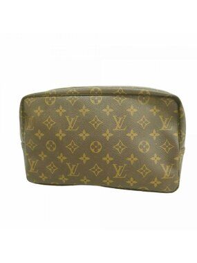 Louis Vuitton Pouch Monogram Trousse Toilet 28 Brown
